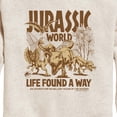 thumbnail image 3 of Jurassic World - Life Found a Way Graphic Long Sleeve Fleece Sweatshirt, 3 of 5