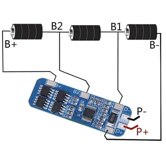 3S 10A 12V Lithium Battery Charger Protection Board BMS Li-ion Charging Modul WL