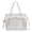 Gray, variant on Nylon Ita Tote Bag Pin Display Backpack 3-Way Convertible Multi Pockets (Blue)