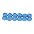 thumbnail image 1 of LLC 12 Pcs Plastic Binding Rings 10mm Portable DIY T Type Mushroom Hole Pack Plastic Binder Ring Accessories RingLight Blue, 1 of 5