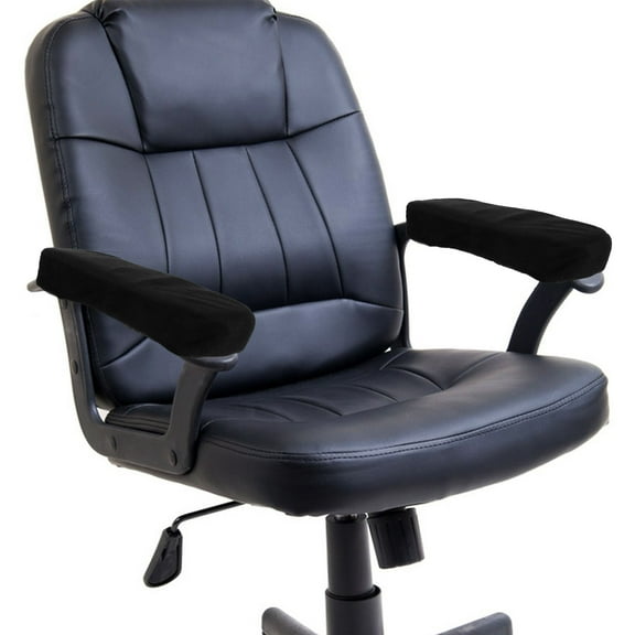 KONTONTY 2pcs Office Chair Armrest Pads Comfortable Desk Arm Rest Cushions for Long Hours of Sitting Wheelchair Armrest Pad Chair Accessories