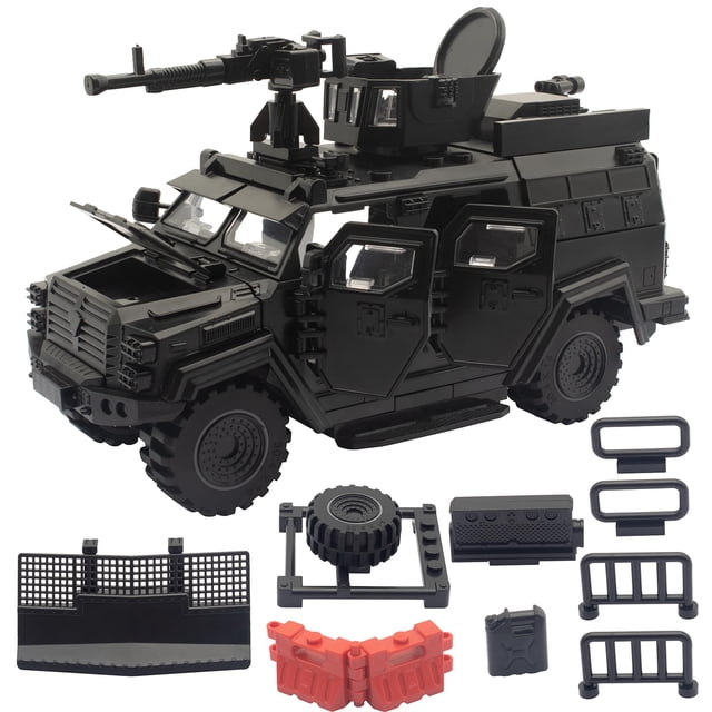 Juguete de construcción de vehículo militar ZECHOCHOZE, modelo blindado