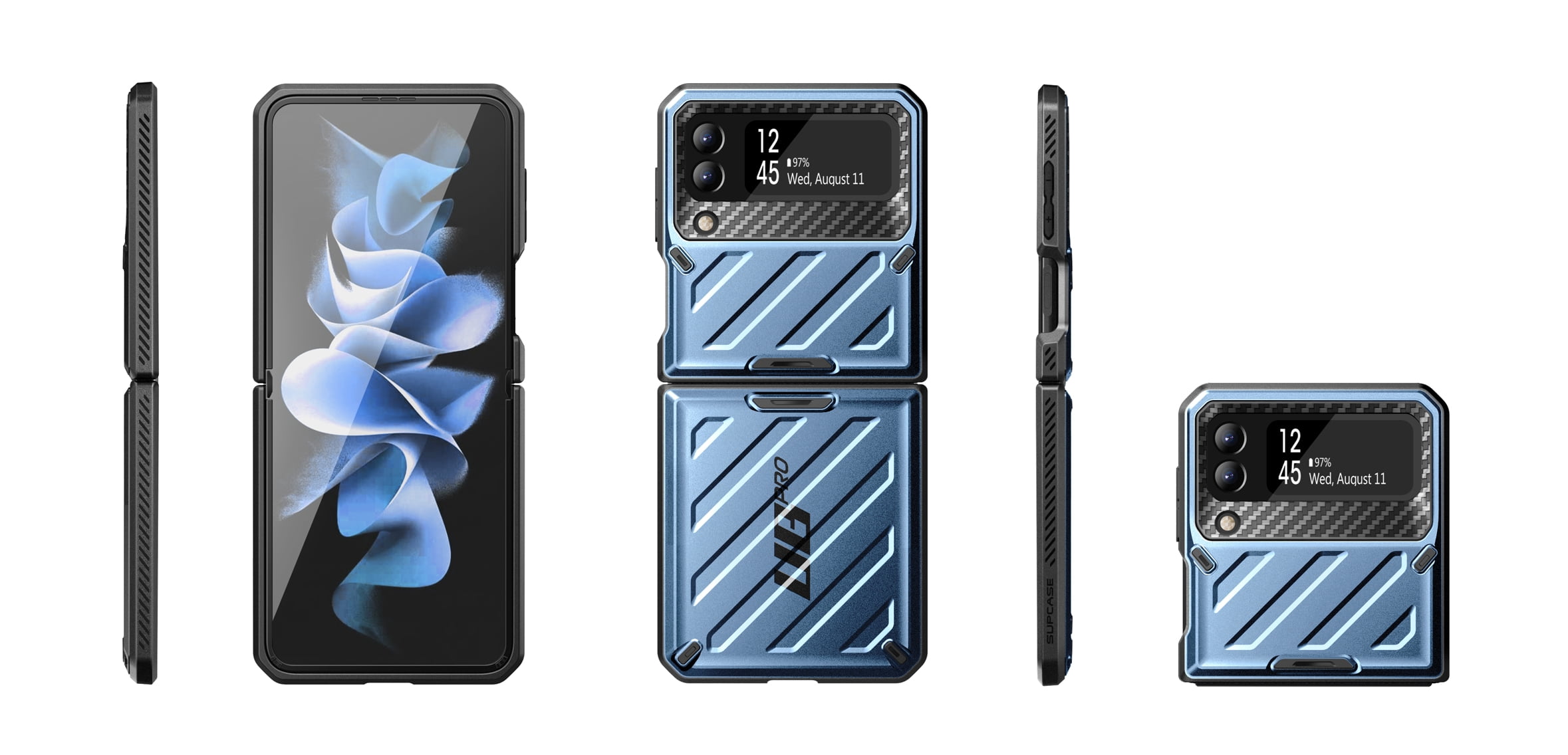 SUPCASE Unicorn Beetle Pro Series Case for Samsung Galaxy Z Flip 3 5G (2021), Full-Body Dual Layer Rugged Protective Case with Holster (Tilt)