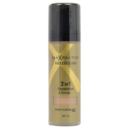 EAN 5013965995248 product image for Max Factor Ageless Elixir 2-in-1 Foundation + Serum with SPF 15, 45 Warm Almond | upcitemdb.com