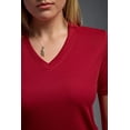thumbnail image 5 of Expert Brand USA-Made Women's Oxymesh™ Athletic V Neck T-Shirt, Red, XXL, 5 of 6