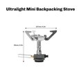 thumbnail image 2 of 2800W Camping Burner Stove Portable Backpacking Stoves for Hiking, Fishing and Emergency Use, 2 of 8