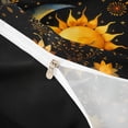 thumbnail image 4 of Homewish Watercolor Sun Moon Bedding, Botanical Leaves Duvet Cover Full, Black Reversible 3pcs, 1 Duvet Cover and 2 Pillowcases, 4 of 6