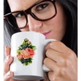 thumbnail image 2 of 3drose, Victorian Image of Roses N Violets, 11oz Mug, 2 of 6