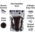 thumbnail image 4 of Pack of 100 Mylar Bags for Food Storage, 7.5mil Thickness, 4"x6", 4 of 5