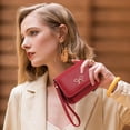 thumbnail image 4 of Women's Lychee Pattern Soft Leather Bowknot Coin Purse, Card Holder Mini Handbag for Everyday Carry, 4 of 6