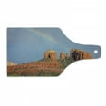 thumbnail image 1 of Arizona Cutting Board, Rainbow Above Grand Canyon Mountains National Park Scenery, Decorative Tempered Glass Cutting and Serving Board, in 3 Sizes, by Ambesonne, 1 of 2