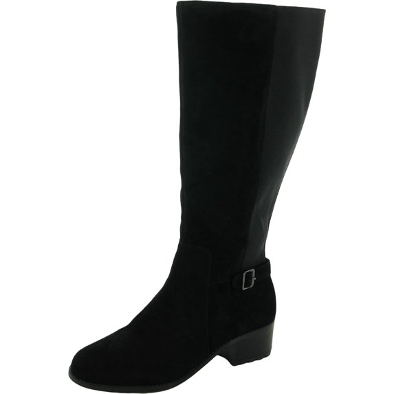 Easy Spirit Womens Chaza Leather Zipper Knee-High Boots