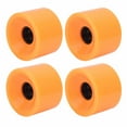 thumbnail image 4 of Roue de Planche à Roulettes Colorée 4 Pcs/Ensemble, Roue Haute Élasticité, Pièces pour la Plupart des Skateboards Orange, 4 of 8