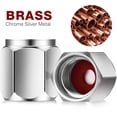 thumbnail image 2 of Tapones de válvula Frienda Silver Brass, 20 unidades, para coche y camión, 2 of 6