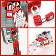 thumbnail image 3 of Kit de etiquetado de cerraduras TAEGIQI Electrical S01 con candados, 3 of 8