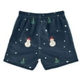 thumbnail image 7 of FORMRS Boys Swim Trunks Quick Dry Mesh Liner Boardshorts Sizes XS-XL, Christmas Whimsy, 7 of 7