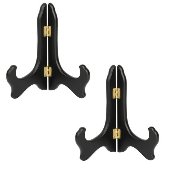 2Pcs Brackets Versatile Wooden Easel Stand for Home, Office, and Events Display Artwork and Certificates Stand