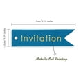 thumbnail image 6 of Inkdotpot Real Gold Foil Invitation Party Tags Favor Hang Paper Tags 100 Pieces, 6 of 6