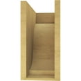 thumbnail image 4 of 7"W x 14"D x 14"H Classic Van Buren Rough Cedar Woodgrain TimberThane Corbel, Primed Tan, 4 of 6