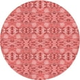 thumbnail image 1 of Ahgly Company Machine Washable Indoor Square Transitional Light Coral Pink Area Rugs, 3' Square, 1 of 7