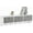 White, variant on Wall Mounted Storage Unit with 3 Baskets and 5 Hooks, White MDF Coat Rack Shelf Cabinet