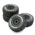 thumbnail image 2 of 4Pcs 112mm 1/10 Short Course Truck Tires Tyre Wheel with 12mm Hex for Slash Arrma SENTON VKAR 10SC RC Car, 2 of 6