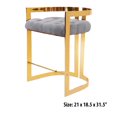 thumbnail image 2 of Canadian Lynda Pub Chair Grey Gold, 2 of 2