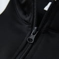 thumbnail image 6 of VBTAPA Striped Tank Top for Men Sleeveless Quarter Zip T-shirt Stand Collar Casual Stylish Tops Color Block Workout Shirts Black L, 6 of 7