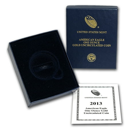 OGP Box & COA - 2013-W 1 oz Burnished Gold Eagle