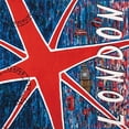 thumbnail image 2 of Wozniak, Sophie 12x12 Gold Ornate Wood Framed with Double Matting Museum Art Print Titled - London, 2 of 4