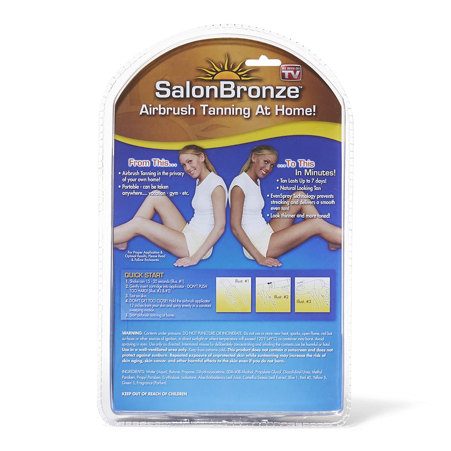 Salon Bronze Airbrush Tanning System - Walmart.com
