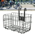 thumbnail image 1 of Folding Rear Bicycle Basket, Large Capacity Quick On Off Metal Rear Hanging Bike Basket  for Cycling, 1 of 8