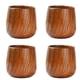 thumbnail image 1 of Paquete de tazas de té de madera, taza de té de madera maciza natural, tazas de té de madera, taza de café, taza de vino para beber té, café, vino, cerveza, bebidas calientes, 160 ml, 1 of 7