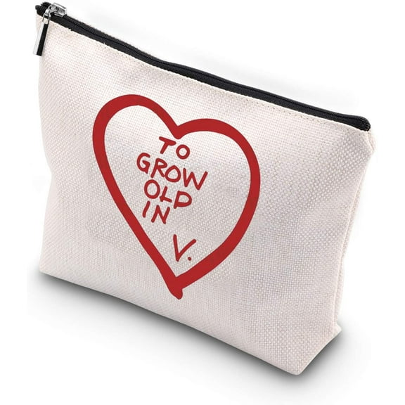 TV Show Inspired To Grow Old In Vanda and Vision Zipper Pouch Cosmetics Bag