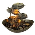 thumbnail image 2 of Creative Desktop Running Water Layout Lotus Leaf Ingot Water Fountain Ornament, 2 of 6