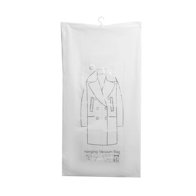 Xihbxyly Bolsas de Almacenamiento Al Vacío Colgantes, Organizador Que Ahorra Espacio, Diseño Transparente y Duradero, Protege La Ropa de Olores y Agua, Solución de Almacenamiento para Armario, Uso Pr