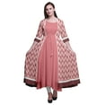 thumbnail image 1 of Bimba Kurtis Indiennes pour Femmes Tenue de Fête Anarkali Kurta Imprimée Évasée Kurti Ethnique, 1 of 6