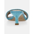 thumbnail image 3 of Time and Tru Women's Raffia Kitten Heel Sandals, 3 of 6