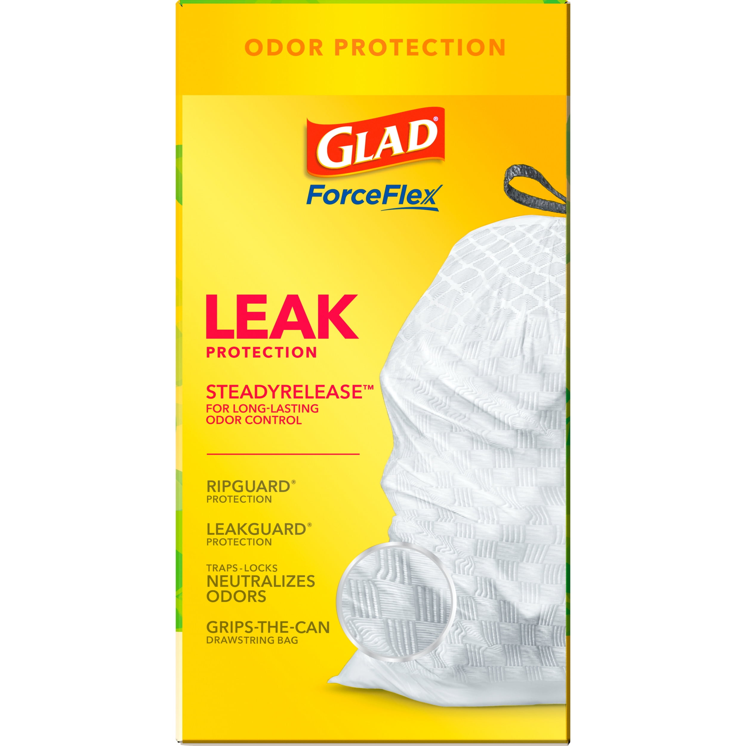 GLAD CAN LINER 13 GAL KITCHEN DRAWSTRING BAGS FLEX - US Foods CHEF'STORE