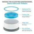 thumbnail image 3 of Paw Perfect Floating Water Bowl for Pets, No-Spill Design, Anti-Gulp, Slow Drinking, BPA-Free, Dishwasher Safe, Non-Slip Base, 3 of 7