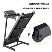 Smart Digital Folding Exercise Machine Treadmills for Home, Electric Motorized Treadmill w/EKG Grip Pulse Sensor, Electric Running Jogging Exercise Equipment Treadmill for Gym Cardio, 200lbs, S6668