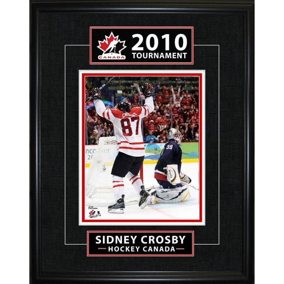 Sidney Crosby Framed 16x20 Classic Series 2010 Olympics Golden Goal