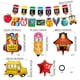 thumbnail image 2 of Juego de globos de aluminio para el regreso a clases, 6 unidades, con pancarta para el aula, 2 of 2