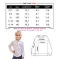 thumbnail image 4 of LZHGirlshop Girls Half Zip up Pullover Sweatshirt Kids Casual Solid Color Long Sleeve Workout Base Shirts Hoodies Tops,White, 8-9, 4 of 7