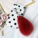 thumbnail image 3 of Sonducket Llavero Animal creativamente hecho a mano colas llaves anillo elegante Simple colgante Unisex regalo de cumpleaños Ropa, zapatos y accesorios Miscelánea Negro 10cm-13cm Sonducket AP014560-03, 3 of 6