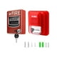 thumbnail image 1 of Alarma de incendios QWORK, sirena estroboscópica cableada con sonido y luz, 105 dB, 1 of 8