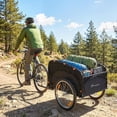 thumbnail image 2 of Soozier Bike Cargo Trailer, 45 Gal Bicycle Trailer with Cargo Net, 2 of 10