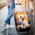 thumbnail image 3 of Mummy Devon Rex Happy Halloween with Pumpkins Bats Spooky Fun Travel Luggage Cover Cat Lover Kitten Owner Gifts Suitcase Dust Protective Decor - 00019, 3 of 5
