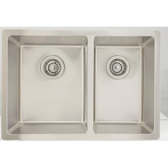 American Imaginations 26-in. W CSA Approved Stainless Steel Kitchen Sink With 2 Bowl And 18 Gauge AI-27679