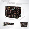 thumbnail image 7 of ZUXONGSY Mushroom Butterfly Floral Print Shoulder Bag for Women Small Crossbody Purse Lightweight Satchel with Adjustable Wide Strap for Shopping Business, 7 of 7